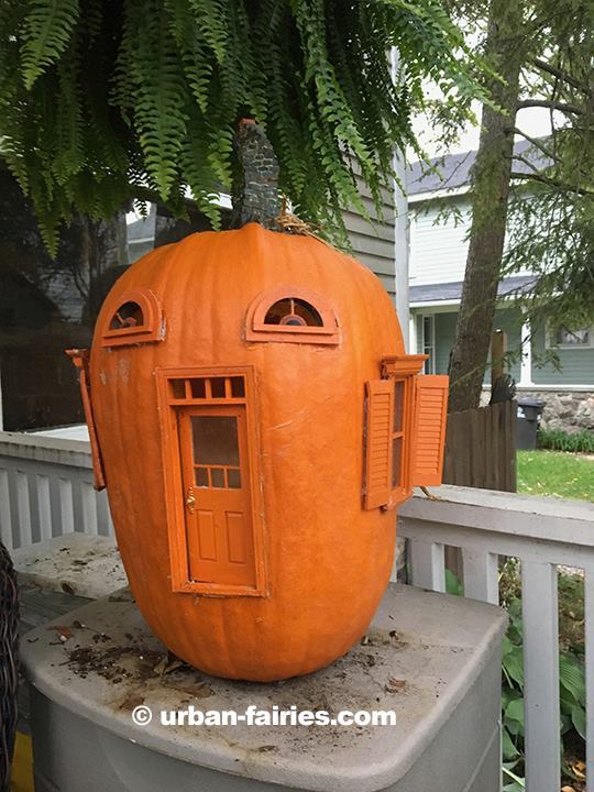 fairy door, Pumpkin, fairy jack-o-lantern, urban-fairies