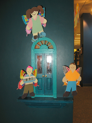 fairy, fairy door, fairy doors, faery, faery door, faery doors, fairy doors of Ann Arbor, Ann Arbor District Library