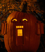 Fairy door, fairy doors of Ann Arbor, urban-fairies, jack-o-lantern